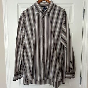 Tommy Bahama Indigo Palms Co. Striped Button Down Long Sleeve Shirt